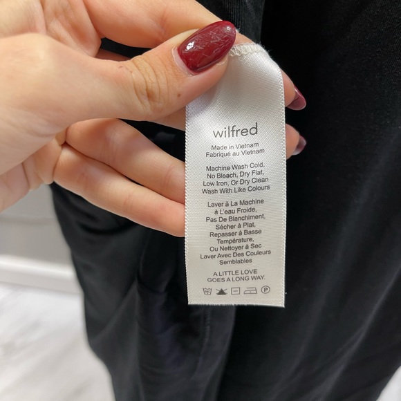 Wilfred- Assonance Dress in Black Size S with tags - Picture 6 of 6